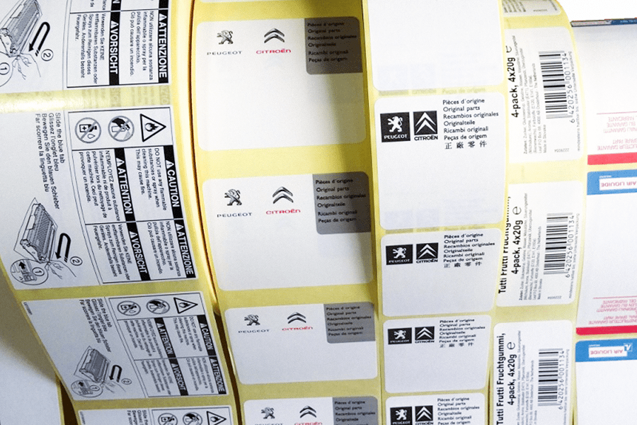 Logistische Etiketten