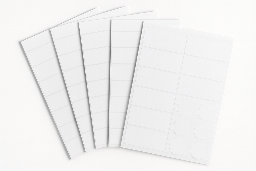 Drucketiketten auf Bögen (A4)
